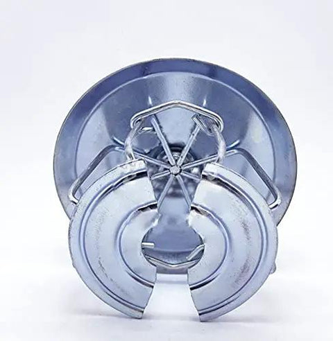 Heavy Duty Fire Sprinkler Head Protective Cover Built Tough To Shield Against Paint Dust And Debris With Drop On Go Setup For Contractors Keeping Your Sprinklers Pristine Through Rough Construction Jobs, metallic design, easy drop-on application.