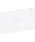 Silestone Quartz 25 Inch Backsplash Eternal Statuario, rectangular panel for 25-inch vanity tops, marble-like surface