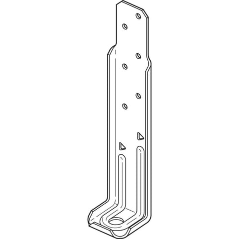 DTT1Z ZMAX Galvanized Deck Tension Tie Kit For 2X Lumber With Screws Pack Of 4 Lets You Secure Deck Attachments Without Interior Joist Access And Ties Guardrail Posts To Framing For Safer Tougher Outdoor Decks