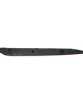 Fresh Left Driver Side Rear Bumper Reflector For Tesla Model S Red Marker Light Replacement Swap Out Clean Aftermarket Automotive Parts angled view showing mounting clips and design.