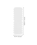 Hella Sturdy Slick Furniture Connector Kit 100 Piece Hidden Fasteners For Dead Simple Cabinet And Shelf Assembly Heavy Duty wood connector measuring 0.63 in by 0.2 in.