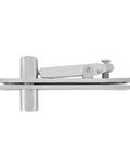 Heavy-Duty Stainless Steel Pivot Door Hinges for Wood and Aluminum Doors with 360 Degree Shaft, Silent Hydraulic Buffer