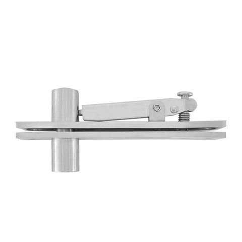Heavy-Duty Stainless Steel Pivot Door Hinges for Wood and Aluminum Doors with 360 Degree Shaft, Silent Hydraulic Buffer