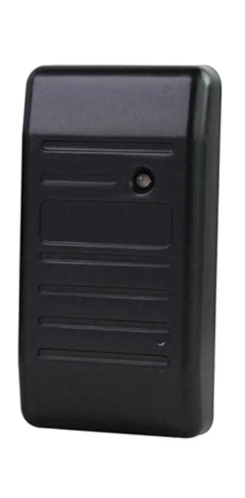 Front view of Waterproof EM ID Card Access Reader With 26 Bit Wiegand Interface For Access Control Systems in black casing.