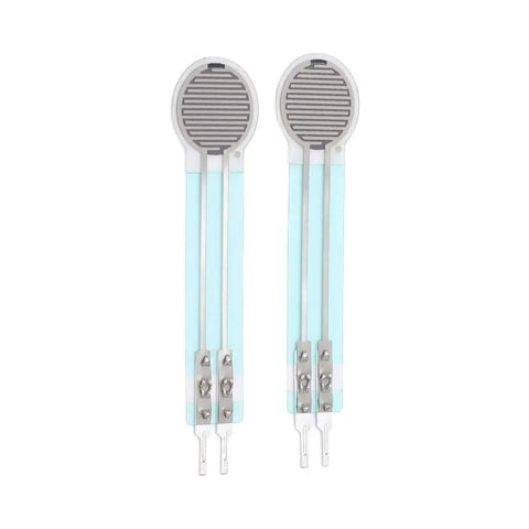 Two Pack Thin Film Pressure Sensor, Flexible Bendable Force Sensitive Resistor, 20g To 3kg Range, High Accuracy With Low Drift, Ideal For Auto And Industrial Measurement Applications, twin sensors