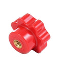Red Plum Nylon Thumb Nuts 1 To 5 Pack M4 M5 M6 M8 M10 M12 Hand Tighten Clamping Knobs For Furniture DIY Auto And Workshop Projects 6 Star Blind Hole