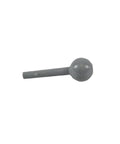 Gray rod component from Universal Pop Up Drain Ball Rod Assembly For Bathroom Sinks With Three Ball Sizes And Two Cone Washers