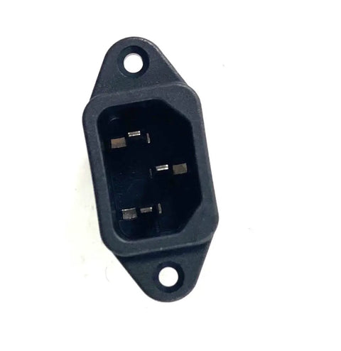 Top Drawer AC Inlet Charge Port For Electric Motorcycles Factory Replacement Charging Cable Dock Plug For Fx Fxs Ds Sr Models angled view showing electrical connectors
