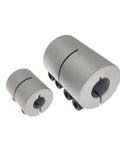 Rigid Shaft Coupler For CNC Machines And Stepper Servo Motors Aluminum Clamp 40mm Outer Diameter 50mm Length Beefy Torque No Backlash