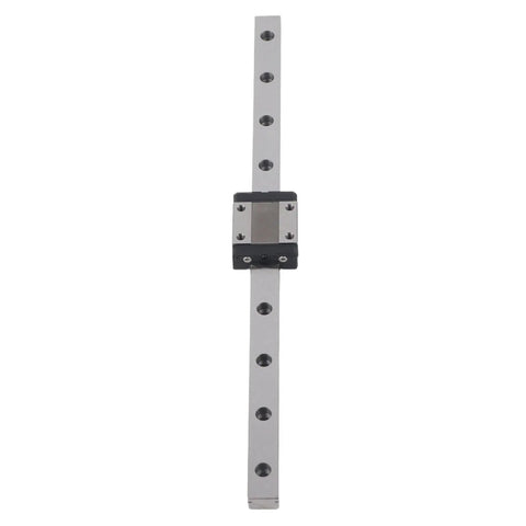 Mgn12 Aluminum Linear Motion Guide Slider Set High Precision Slide Rails For 3D Printers Diy Cnc Machines showing slide carriage block on linear rail.