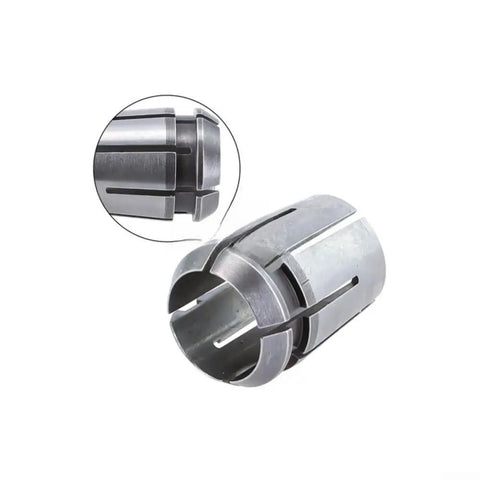 Super Cool 12.7Mm Collet And 12Mm Nut Set For CNC Router With Alloy Steel Chuck That Fits 3612BR RP1800 Engraving Machines Like A Charm, showing precision collet.