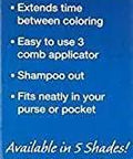 Instant Gray Root Cover Up Shampoo Formula With Easy Brush Applicator For Messless Touch Ups On The Go Travel Bundle with instructions.