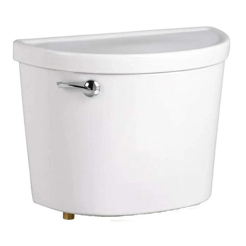 High Efficiency Toilet Water Tank With Power Wash Rim 1.28 GPF White Meets Water Sense EZ Install Tools Color Matched Bowl Caps Ever Clean Surface Champion Flushing System