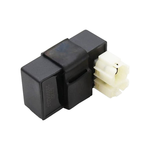 Side view of Six Pin AC CDI Ignition Box For GY6 Engines 50cc To 150cc Scooters Mopeds ATVs Go Karts Fits Most Chinese Brands