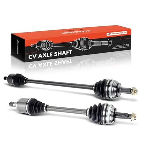 Pair of Front CV Axle Shaft Assemblies for Honda Civic 1992 2000 and Civic Del Sol 1993 1997 and Acura EL 1997 2000 Driver and Passenger Side Easy Install for ABS or Non ABS Vehicles Durable Replacement product image
