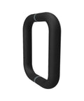Back To Back Glass Shower Door Handle For 1/4 To 1/2 Inch Thick Glass, Matte Black 304 Stainless Steel, 3/4 Inch Diameter Pull