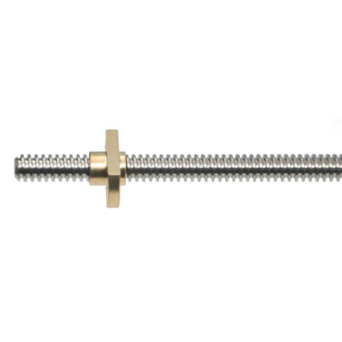365mm T8 Lead Screw with 2mm Lead and Brass Nut Z Axis Upgrade Kit for Ender 3 V2 Neo Ender 3 Pro Ender 3 and Voxelab 3D Printers