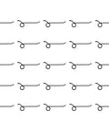 Multiple rake tooth replacement wires in a grid, designed for 21, 25, and 36 inch hay rakes, heavy duty 262 wire, 7.25 inch tine length.