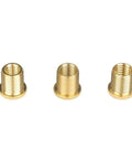 Gold Thread Adapter Nut Kit For M10x1.25 M10x1.5 M8x1.25 Aluminum Alloy Shift Gear Insert Kit Knob Accessories Easy Install Plug And Play Universal Car Modification New Condition, three gold adapter nuts