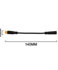 3 Pin Throttle Connectors Cable For Electric Bikes Waterproof 3 Pin Sensor Thumb Throttle Adapter Female To Male Connector Compatible With Motor Controllers Easy Install Seamless E Bike System Link, 145mm length, 8mm diameter