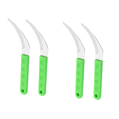 Two Pack Stainless Digger Sickle Long Handle Garden Tool For Weeding Harvesting Grass Cutting And Mulching Made To Beat Tough Jobs