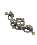 European Antique Cabinet Pulls and Drawer Handles Matte Black Zinc Alloy Hardware