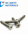Kickin Style Titanium Bolts M5x30mm Countersunk Flat Head Fasteners Multicolor Heavy Duty Hardware For Motorcycle Chassis Bike Frames And Vehicle Mods Built Sick Ride Ready Gear Pack with hex socket head.