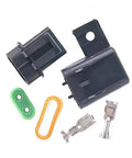 Waterproof Sealed ATO ATC Fuse Holder Kit With Wire Splice 6 Pack components including connectors and terminals.