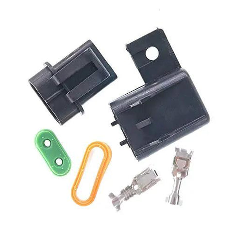 Waterproof Sealed ATO ATC Fuse Holder Kit With Wire Splice 6 Pack components including connectors and terminals.