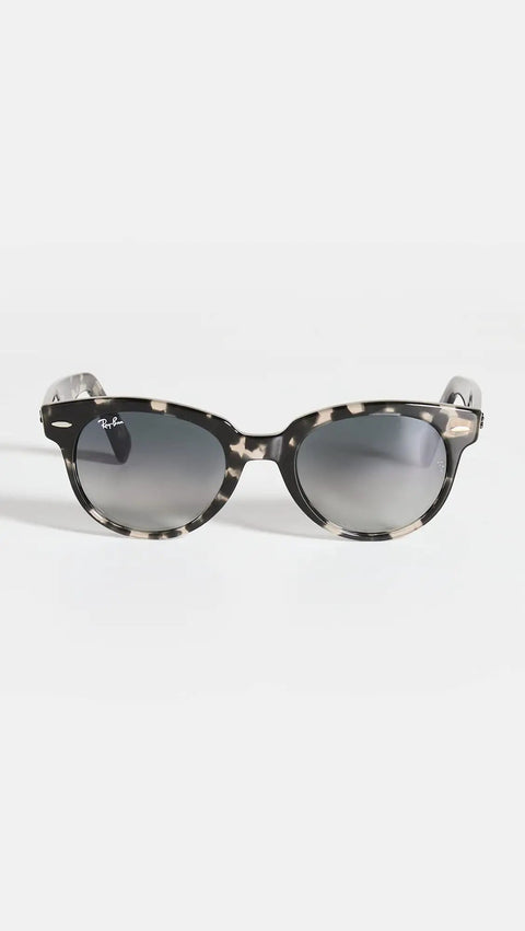Orion Square Sunglasses Unisex Grey Havana Frames With Grey Gradient Lenses 52mm 100 Percent UV Protection All Day Casual Eyewear For Men And Women Everywhere