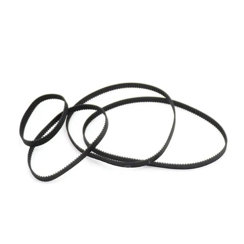 GT2 Closed Loop Timing Belt 2GT 6mm Wide Synchronous Drive Belt in loops, durable and wear resistant for CNC and DIY projects.