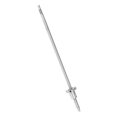 Anti Backlash 400mm Rolled Ballscrew Ballnut For Precision Linear Actuators High Efficiency Low Friction Screw Assembly For CNC Routers 3D Printers Robotics And Automation, 12mm steel
