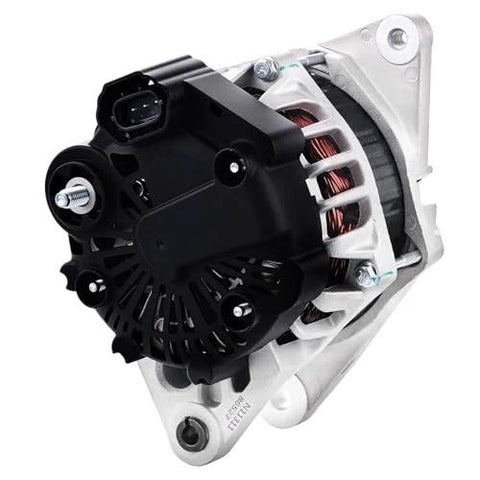 Direct Fit DIY-Friendly Bolt-On Alternator Replacement For Hyundai Elantra 2.0L 2007-2012, Kia Soul 2.0L, showing side view