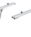 Kapex KS 120 UG Trimming Attachment Extension Set with Imperial Scale, telescoping slide-out scale, and fold-out pedestal visible