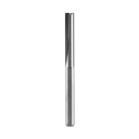 Get A Bang For Your Buck With This 10 Pack Of 3.175mm Tungsten Carbide End Milling Cutters Perfect For CNC Woodworking And Engrave Jobs That Need Durable Double Flute Bits, 3.175mm bit shown.