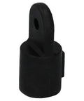 Heavy Duty 12 Piece Boat Deck Hinge Jaw Slide Eye End Cap Kit For Marine Yacht Bimini Top 7/8 Inch Black Nylon Pipe Tube Fitting Replacement Hardware Accessory Set, black nylon cap