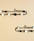 Dope Gold or Black Iron Wall Hook Shelf Decorative Rack for Keys Coats and Hats Perfect for Front Door Entryway to Spice up Your Home with a Trendy Vibe that Slays Every Time, showcasing an elegant design with multiple hooks.