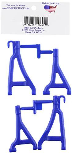 RPM RC Products blue front upper and lower A-arms for 1/16 E-Revo