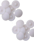 Bulk Pack Of 500 White Screw Cap Covers For Screw Hole Decoration And Tapping Covers Plastic Caps Fit 12mm Diameter Screws 3.5mm And 4mm
