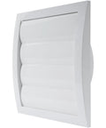 White ABS 6 Inch Dryer Vent Cover With Flaps And Insect Screen For Exterior Walls And Ducts Outdoor Vent Cover For House And Kitchen Fits Standard 6 In Dryer Vents No Fuss Installation