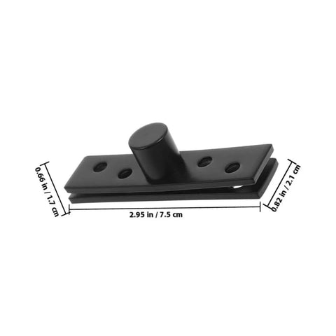 Hidden Door Pivot Hinges 360 Degree Heavy Duty Concealed Floor Pivot For Wooden Cabinets And Secret Doors, dimensions shown