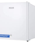 1.4 Cu Ft Compact All Freezer In Crisp White Offering No Fuss Manual Defrost And Relentless Subzero Chill for small kitchens.