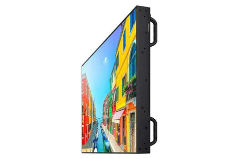 55 Inch Commercial Digital Signage Display With Killer 2500 Nits Brightness And Straight Up Crisp Full HD 1080p LED Screen side view showing vibrant colors.