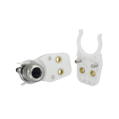Precision Tool Holder Clamp Grippers HSK40 for CNC Spindles ATC showing strong alloy steel and plastic components for secure knife shanks.