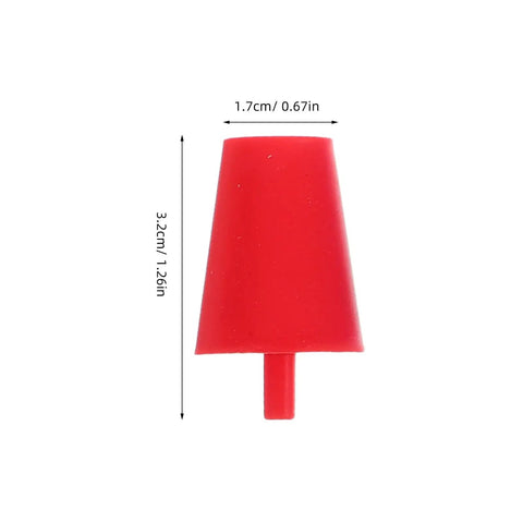 Get Your Bottles Secure With These Rad Silicone Plug Sleeves Kit Featuring 35 Heat Resistant Tapered Wine Bottle Stoppers Perfect For Sealing Sparkling Drinks Plus Protective Cap For Painting Projects And Keepin G Items Dry Clean Without The Mess Or, red silicone taper stopper 3.2cm x 1.7cm
