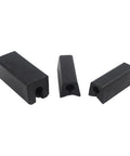 3 Pack Boat Transom Saver For Outboard Motors, Heavy Duty Marine Transom Support With Single Ram Hydraulic Tilt System Fit, Black PTR Material shown