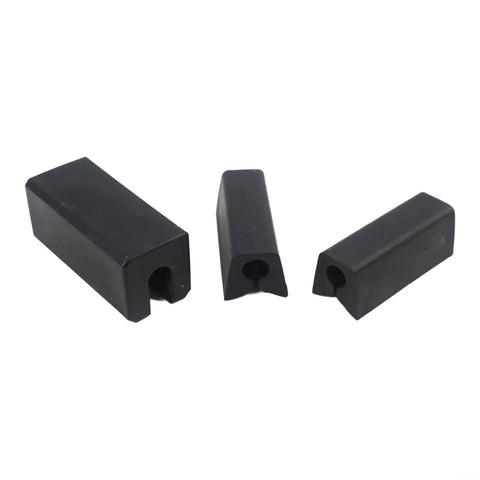 3 Pack Boat Transom Saver For Outboard Motors, Heavy Duty Marine Transom Support With Single Ram Hydraulic Tilt System Fit, Black PTR Material shown