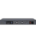 Built Different 1U Industrial Mini PC With Intel Core i3-13100 And Eight 2.5Gb LAN Ports rear view showing dual fans and ports