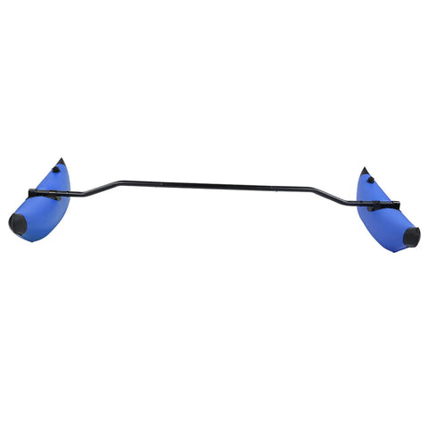 Inflatable Kayak Stabilizer Outrigger Kit for Stand Up And Fish, Floating Bracket System for Canoes and Kayaks, Easy Install PVC Boat Balancing, Blue