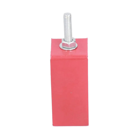 Spring Alloy Suspension Damper 3 for 30 to 50 kg Load, Low Frequency Vibration Reduction, red block with metal bolt